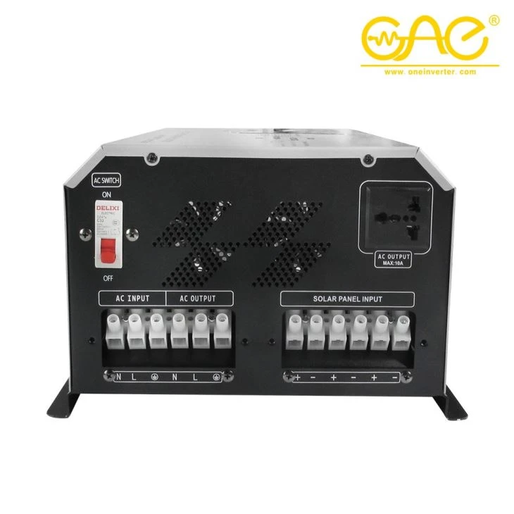 DC To AC Inverter Single Phase Hybrid Solar Inverter 5kw Solar Converter Inverter With Charge Controller 50A
